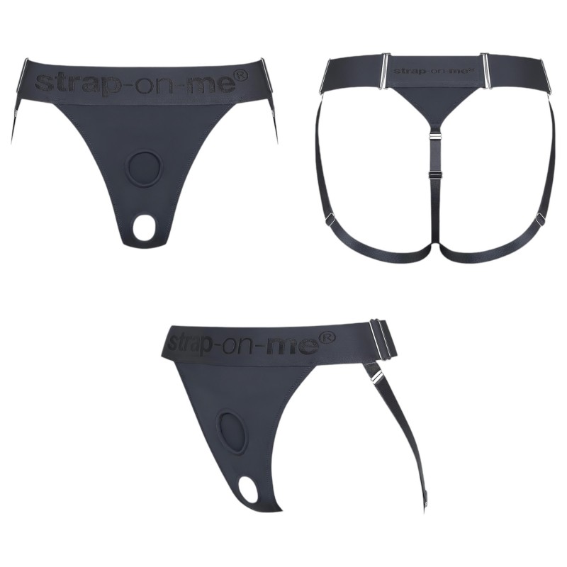 Strap-on-me - szürke alsó felcsatolható dildóhoz, strap on hám (XS-XXL) 161212 termék bemutató kép