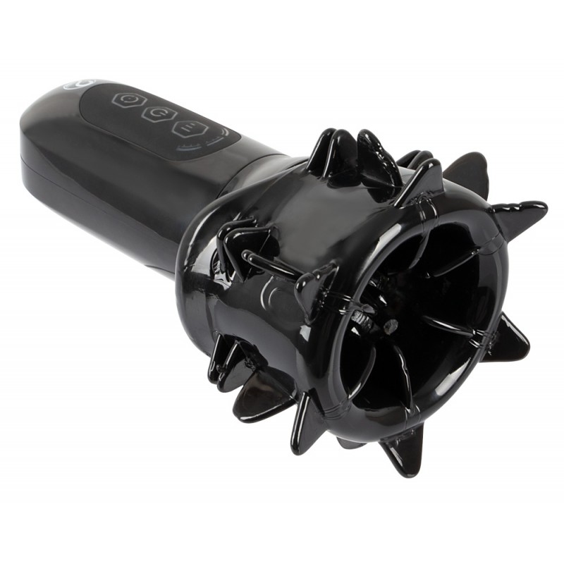 STROKER Rotating - akkus, forgó műszáj maszturbátor (fekete) 66576 termék bemutató kép