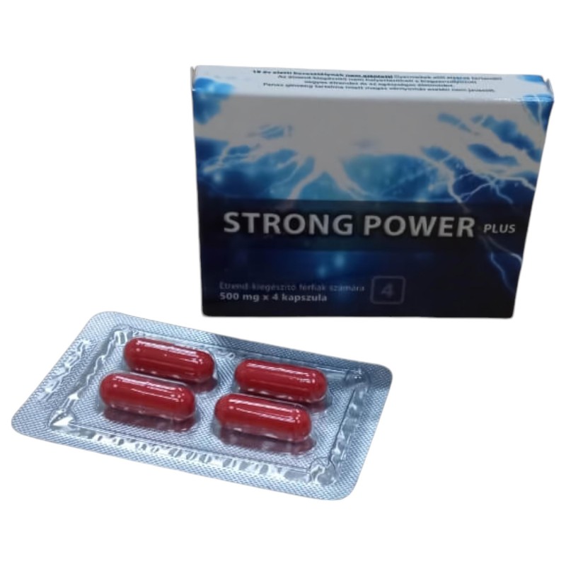 Strong Power Plus - étrend kiegészítő kapszula férfiaknak (4 db) 132930 termék bemutató kép
