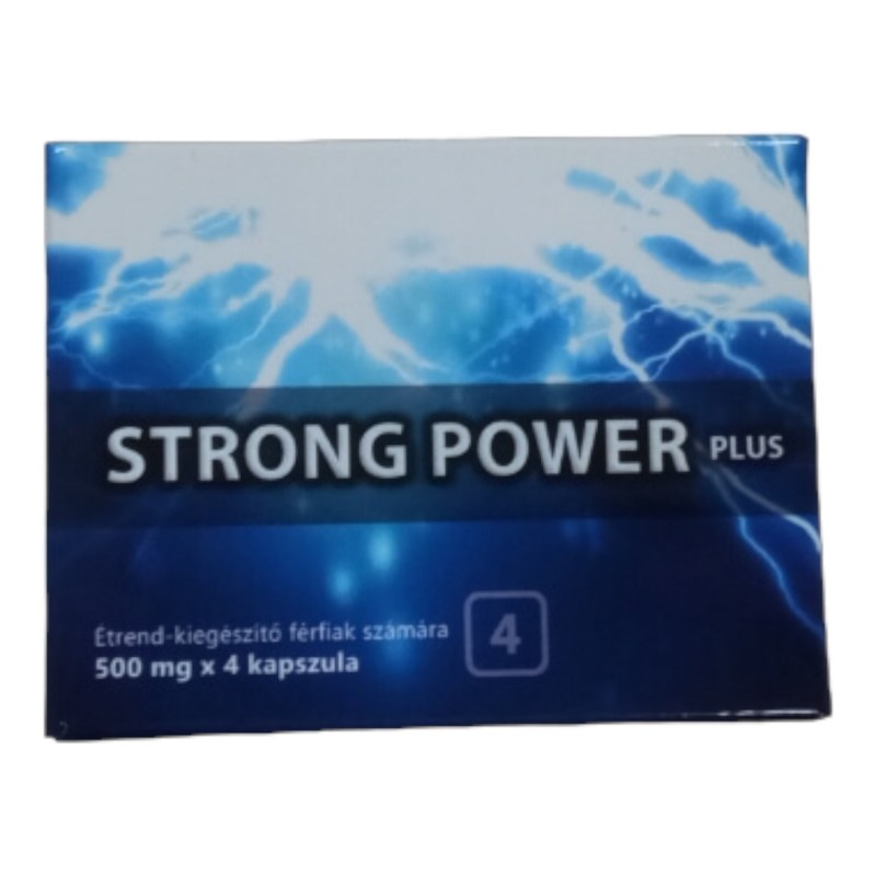 Strong Power Plus - étrend kiegészítő kapszula férfiaknak (4db) 87342 termék bemutató kép