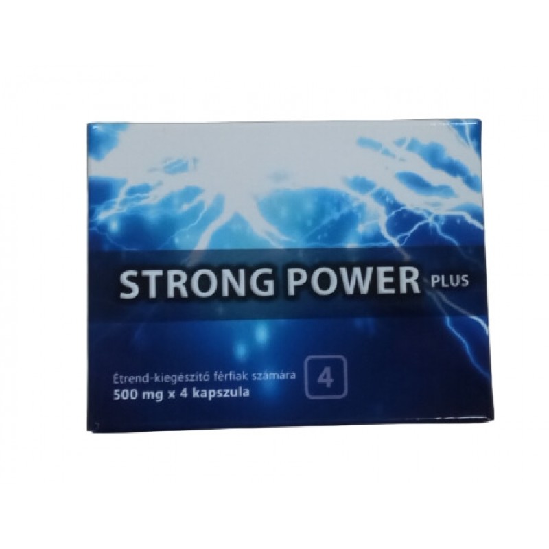 Strong Power Plus - étrend kiegészítő kapszula férfiaknak (4db) 84092 termék bemutató kép