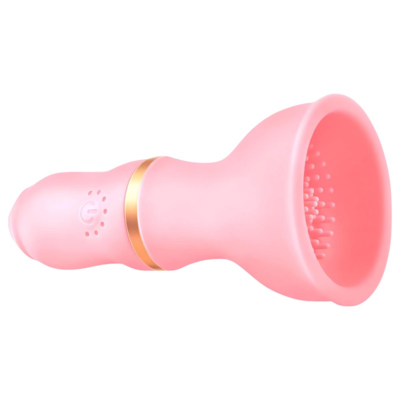 Sunfo - akkus mell vibrátor (pink) 118217 termék bemutató kép