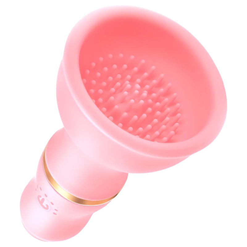 Sunfo - akkus mell vibrátor (pink) 109164 termék bemutató kép