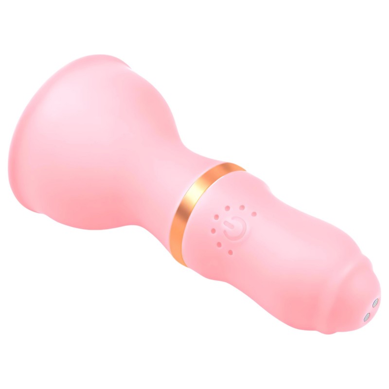 Sunfo - akkus mell vibrátor (pink) 109165 termék bemutató kép