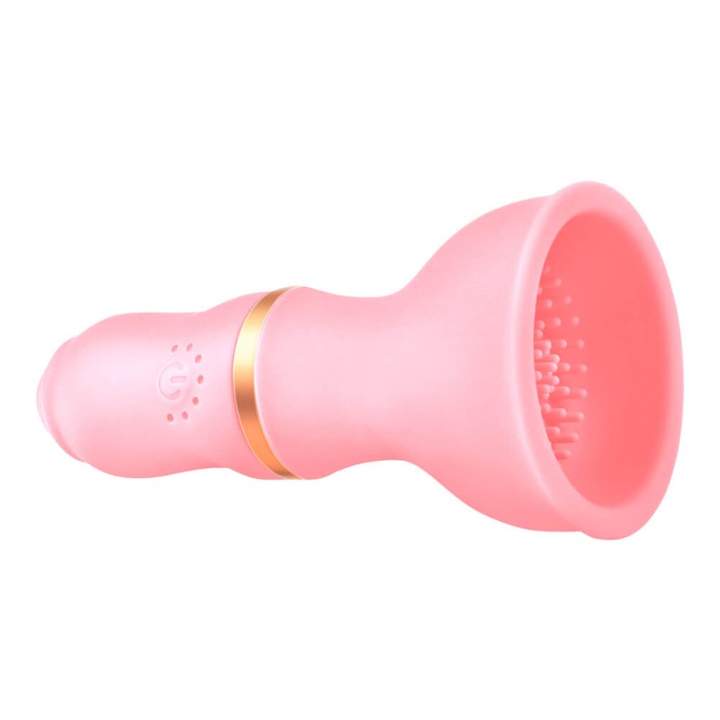 Sunfo - akkus mell vibrátor (pink) 74388 termék bemutató kép