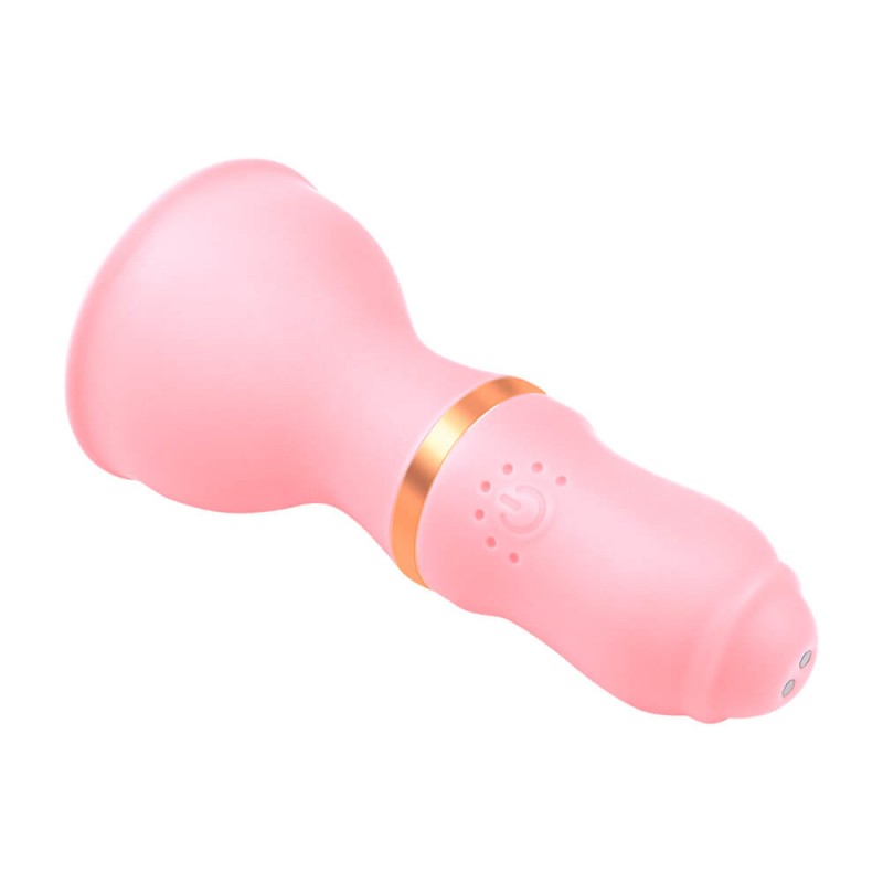 Sunfo - akkus mell vibrátor (pink) 74390 termék bemutató kép