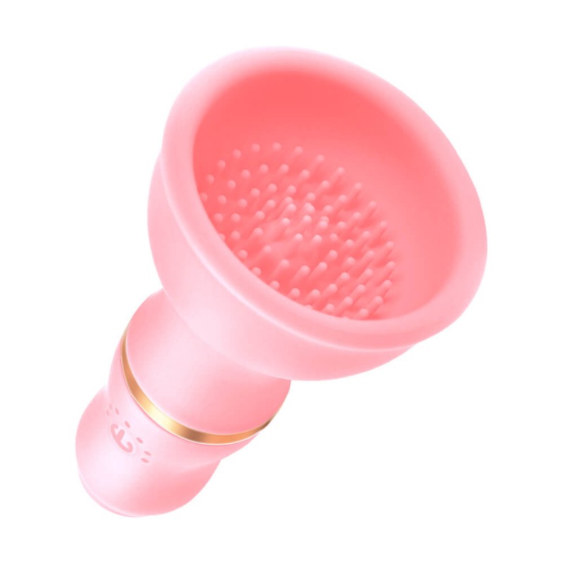 Sunfo - akkus mell vibrátor (pink) 76133 termék bemutató kép