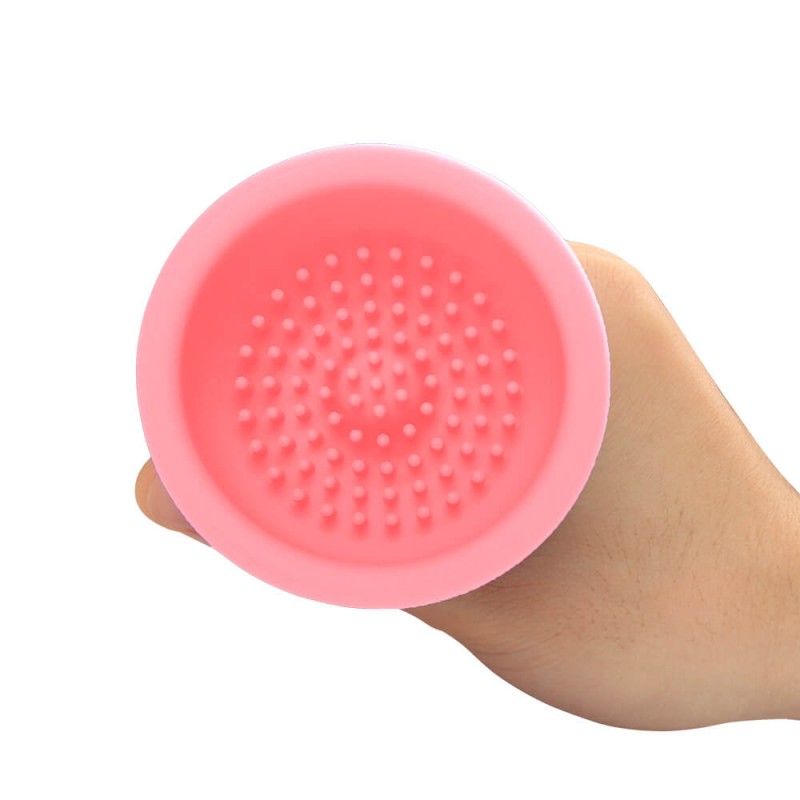 Sunfo - akkus mell vibrátor (pink) 76135 termék bemutató kép