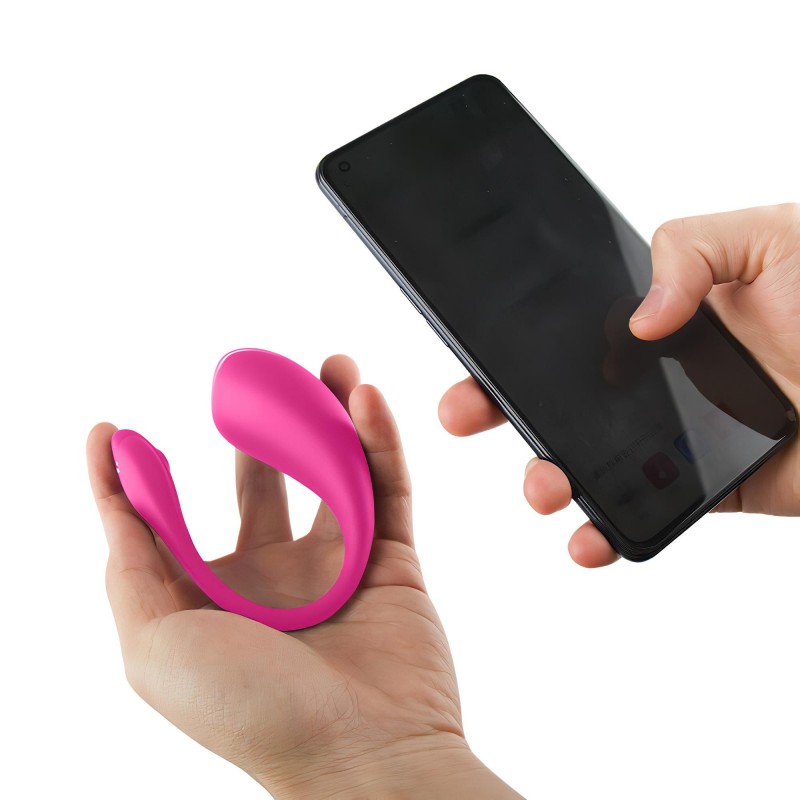 Sunfo - hordható App-vezérelt vibrációs tojás (pink) 150561 termék bemutató kép