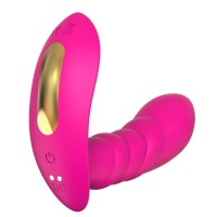 Sunfo - okos, akkus, vízálló felhelyezhető vibrátor (pink) 74408 termék bemutató kép