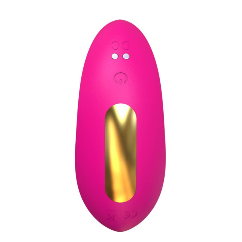 Sunfo - okos, akkus, vízálló felhelyezhető vibrátor (pink) 74410 termék bemutató kép
