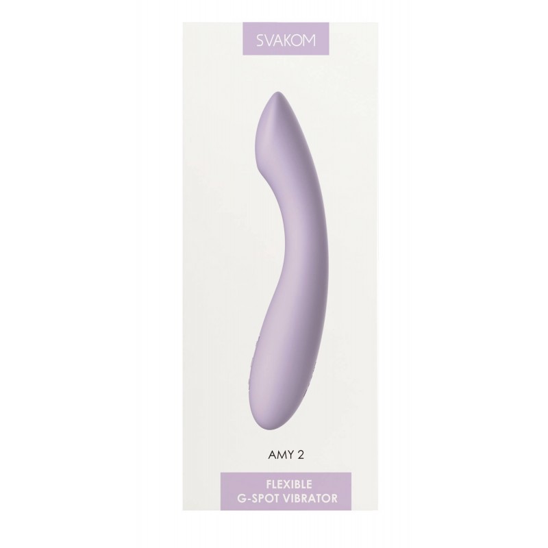 Svakom Amy 2 - akkus, vízálló G-pont vibrátor (lila) 82946 termék bemutató kép