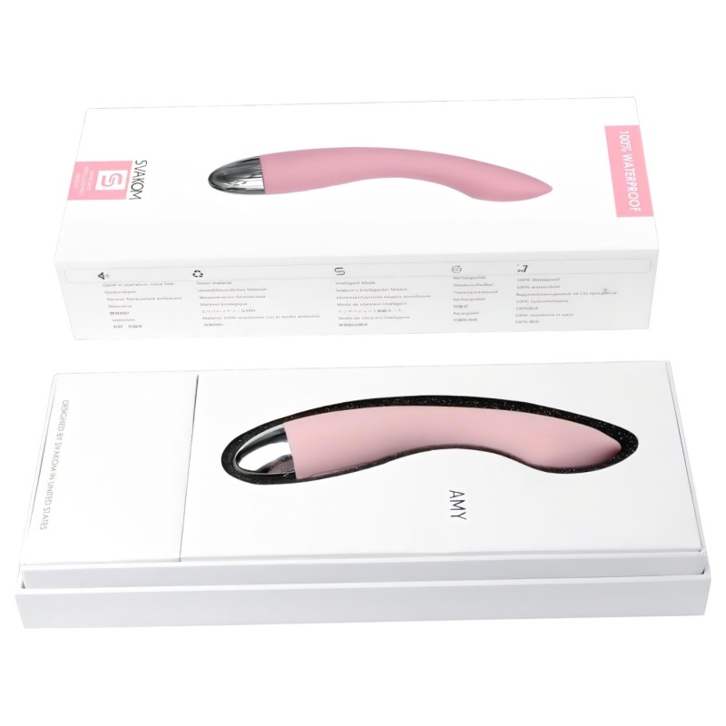 Svakom Amy - akkus, G-pont vibrátor (pink) 109615 termék bemutató kép