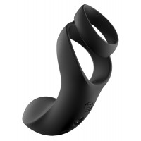 Svakom Benedict - gátstimuláló, vibrációs péniszgyűrű (fekete) 64283 termék bemutató kép