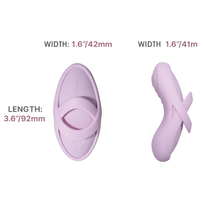 Svakom Echo 2 - App-vezérelt ujjvibrátor (pink) 138920 termék bemutató kép