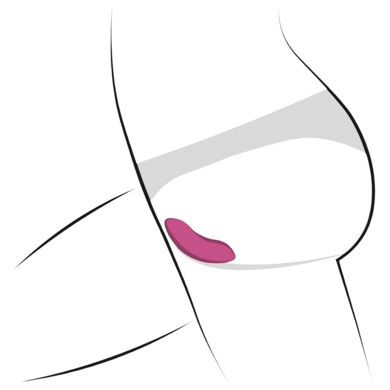 Svakom Edeny - okos, akkus bugyi vibrátor (lila) 114956 termék bemutató kép