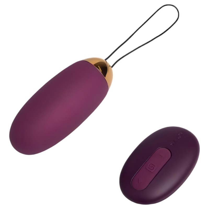 Svakom Elva - hordható akkus, távirányítós vibrációs tojás (viola) 150418 termék bemutató kép