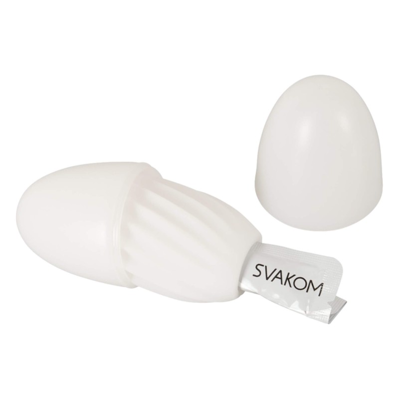 Svakom Hedy - maszturbációs tojás - 1db (fehér) 91141 termék bemutató kép