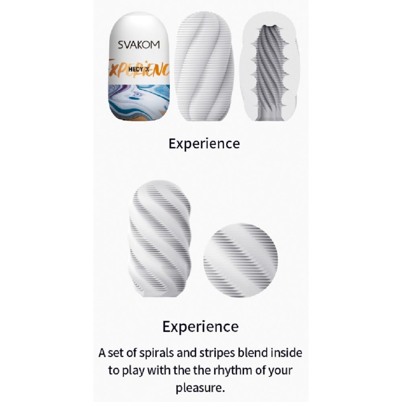 Svakom Hedy X Confidence - maszturbációs tojások (5db) - Experience 82075 termék bemutató kép