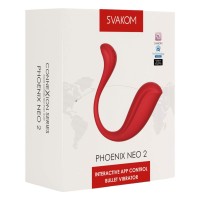 Svakom Phoenix Neo 2 - okos vibrációs tojás (piros) 89562 termék bemutató kép