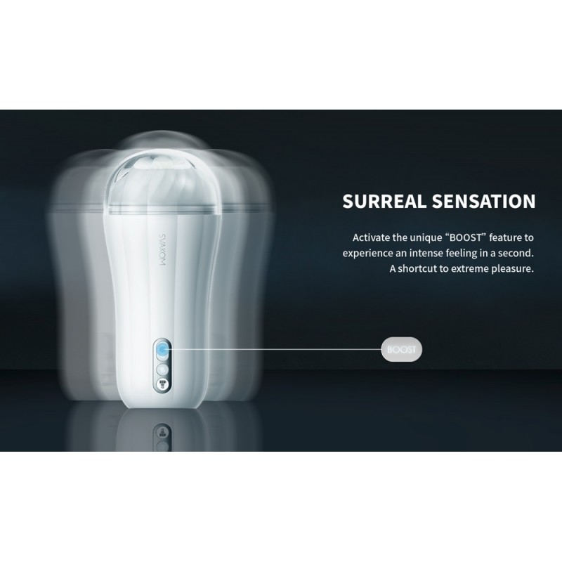 Svakom Robin - akkus maszturbátor (fehér) 52611 termék bemutató kép