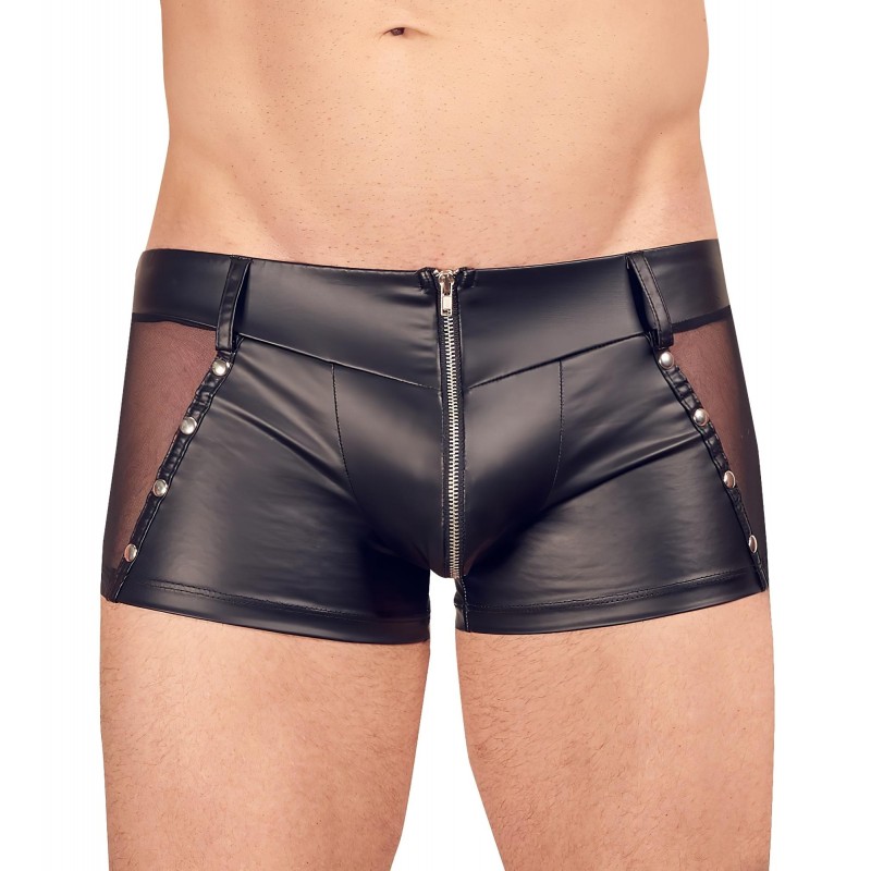 Svenjoyment - fényes férfi boxer (fekete) 160283 termék bemutató kép