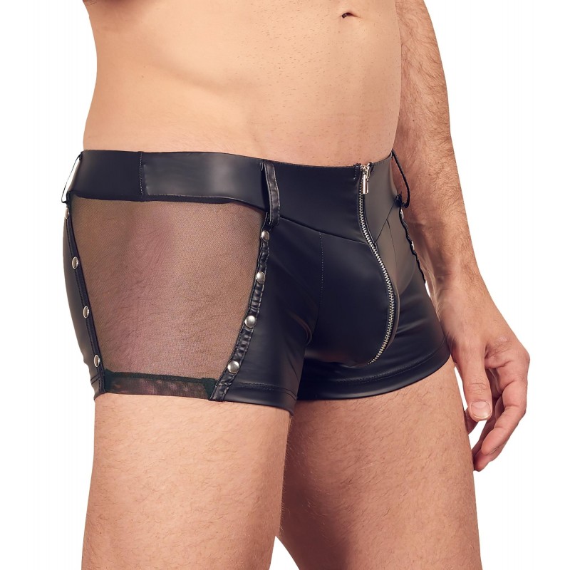 Svenjoyment - fényes férfi boxer (fekete) 160284 termék bemutató kép
