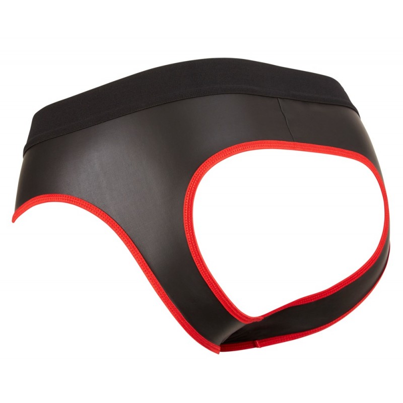 Svenjoyment - nyitott férfi alsó, jockstrap fehérnemű (fekete) 47919 termék bemutató kép