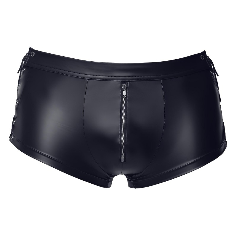 Svenjoyment - oldalt fűzős fényes férfi boxer (fekete) 154766 termék bemutató kép