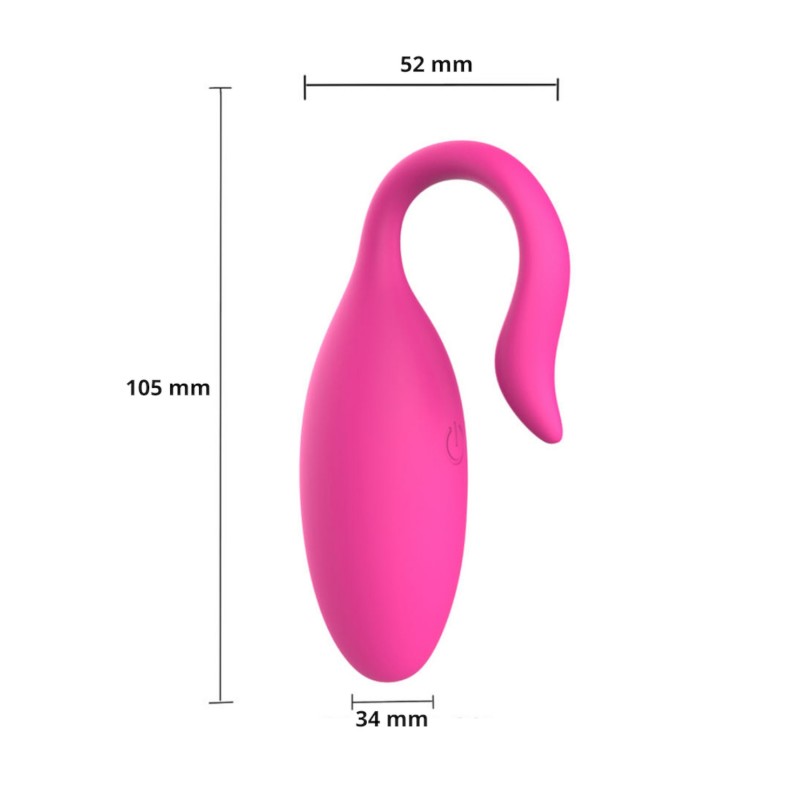 Sweet Play - okos vibrációs tojás (pink) 121619 termék bemutató kép