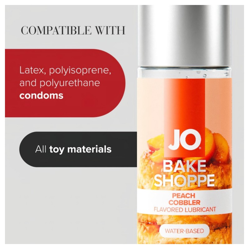 System JO Bake Shoppe - ízes síkosító, barackos pite (60ml) 147929 termék bemutató kép