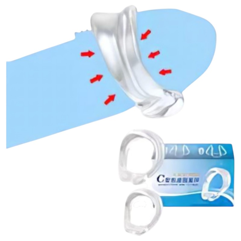 Szilikon makkgyűrű - ejakuláció késleltetéshez (átlátszó) 120961 termék bemutató kép