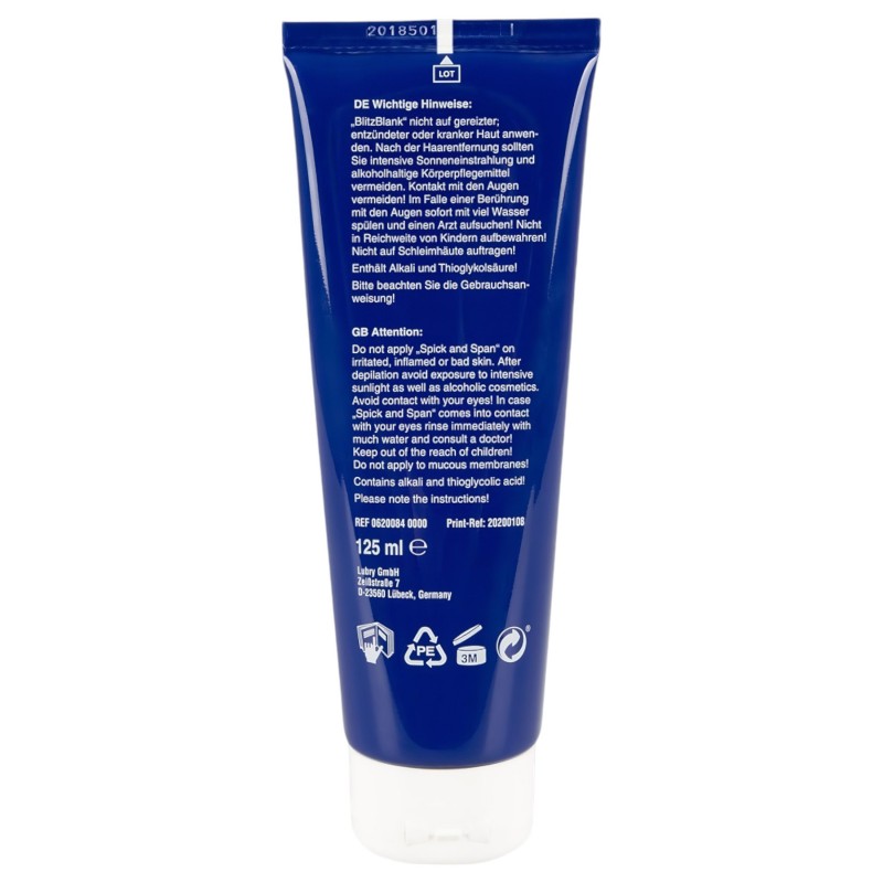 Szőrtelenítő krém (125 ml) 129969 termék bemutató kép