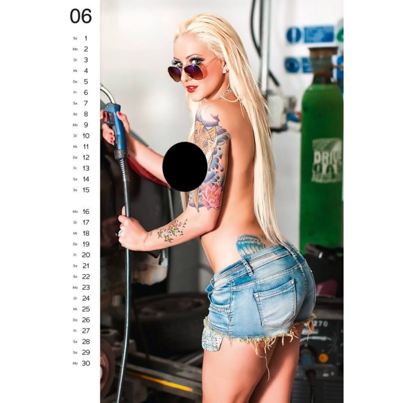 Tattoo Girls - tetovált női naptár - 2026 (10db) 95864 termék bemutató kép