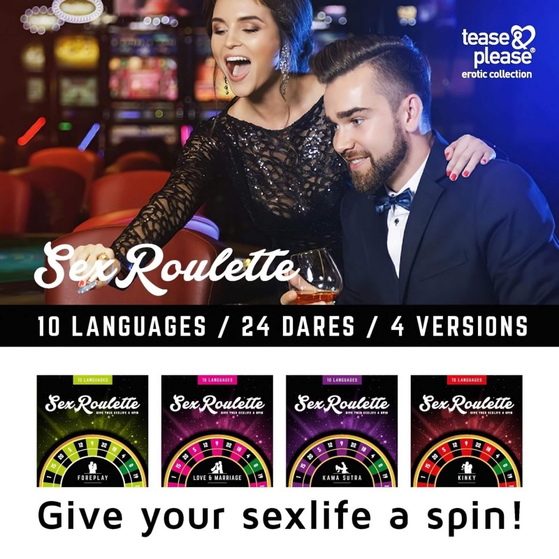 tease & please - Sex Roulette Foreplay - erotikus rulett társasjáték 169647 termék bemutató kép