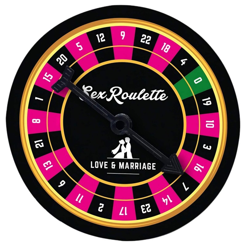 tease & please - Sex Roulette Love & Married - szex társasjáték (10 nyelven) 136101 termék bemutató kép