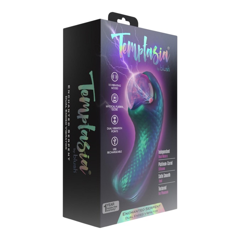 Temptasia Enchanted Serpent - mítikus csikló vibrátor (zöld) 116084 termék bemutató kép