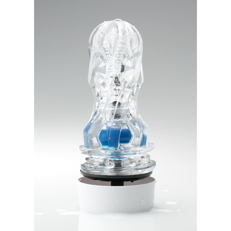 TENGA Aero - szuper szívó száj maszturbátor (fehér-kék) 44327 termék bemutató kép