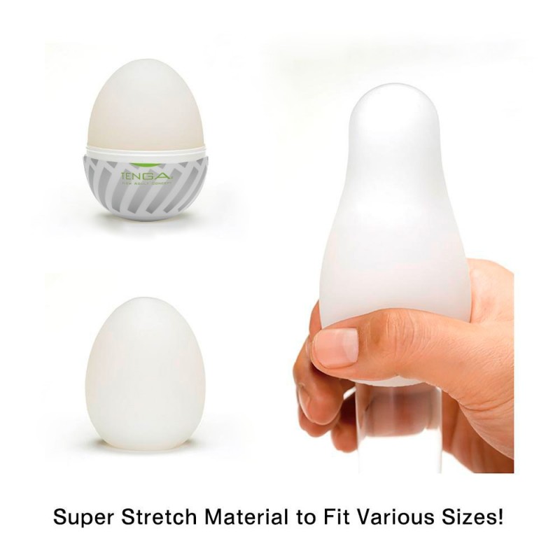 TENGA Egg Brush - maszturbációs tojás (1db) 50543 termék bemutató kép