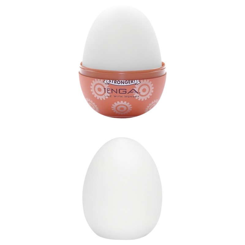 TENGA Egg Gear Stronger - tojás maszturbátor (1 db) 133156 termék bemutató kép