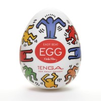 TENGA Egg Keith Haring Dance - maszturbációs tojás (1db) 70468 termék bemutató kép