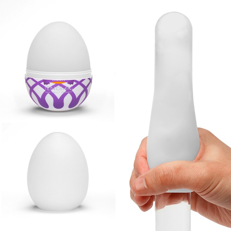 TENGA Egg Mesh - tojás maszturbátor (1db) 63988 termék bemutató kép