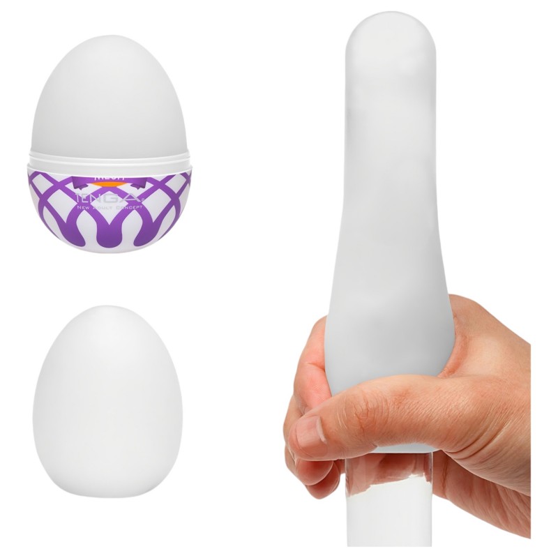 TENGA Egg Mesh - tojás maszturbátor (1db) 110292 termék bemutató kép