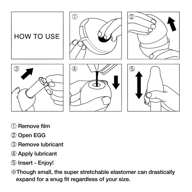 TENGA Egg Ring - tojás maszturbátor (1db) 110601 termék bemutató kép