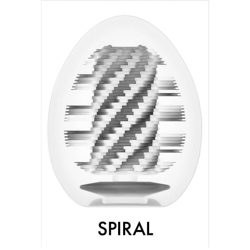 TENGA Egg Spiral Stronger - tojás maszturbátor (6db) 90380 termék bemutató kép