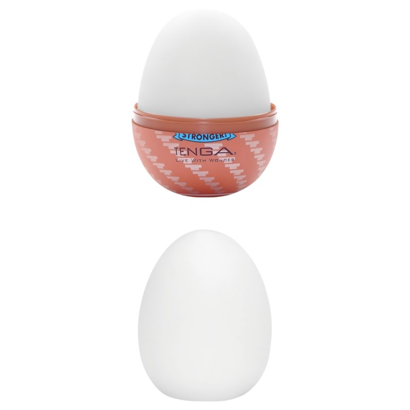 TENGA Egg Spiral Stronger - tojás maszturbátor (1 db) 133140 termék bemutató kép