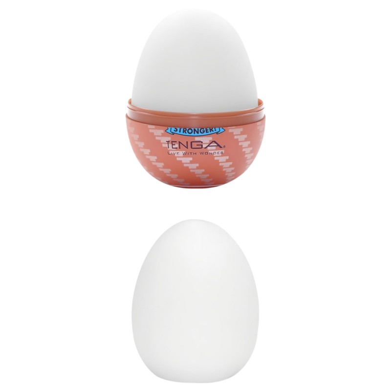TENGA Egg Spiral Stronger - tojás maszturbátor (6 db) 133114 termék bemutató kép