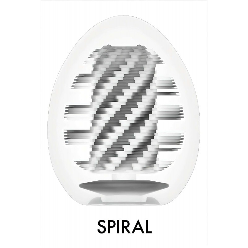 TENGA Egg Spiral Stronger - tojás maszturbátor (6db) 110658 termék bemutató kép
