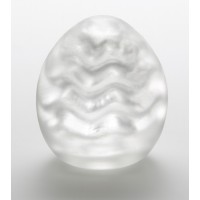 TENGA Egg Wavy II Cool - maszturbációs tojás (1db) 70429 termék bemutató kép
