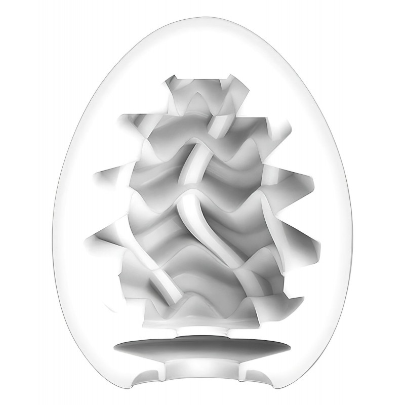 TENGA Egg Wavy II - tojás maszturbátor (1db) 110611 termék bemutató kép